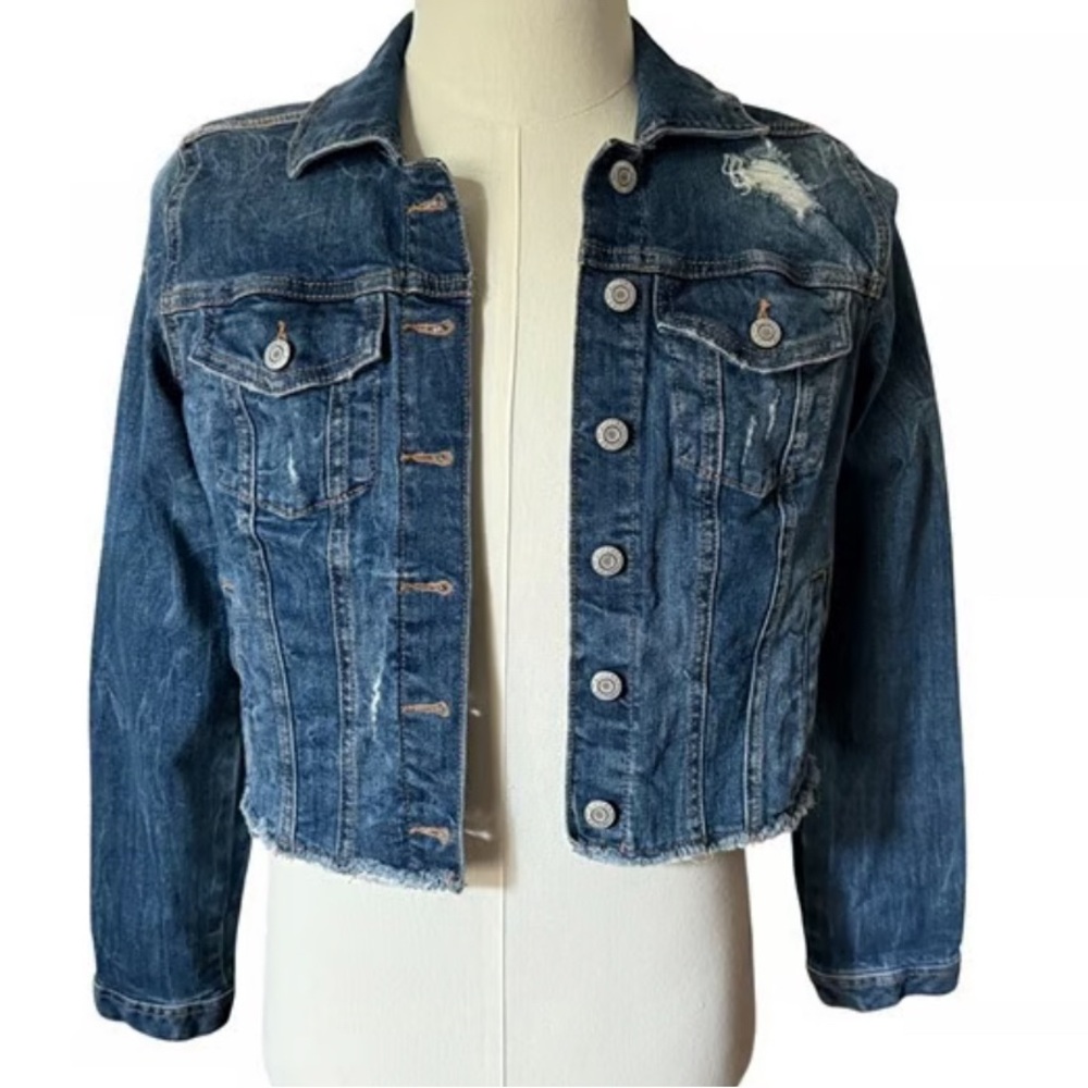 Maurices Dark Blue Jean Jacket